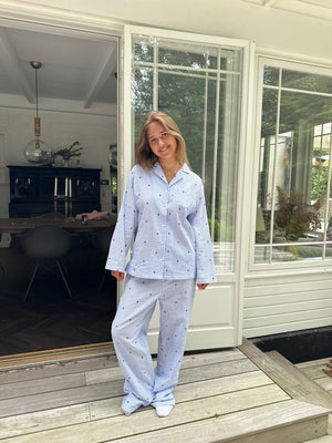 Liva Pants - Striped Hearts