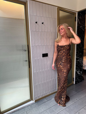 Jasmin Dress - Leopard