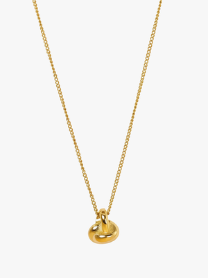 Gwen Knot Necklace - Gold Plated