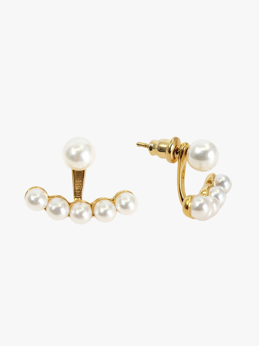 Avery Behind Ear Earrings - Gold Plated