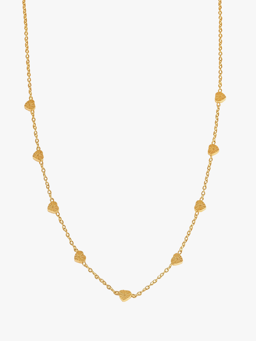 Emmeline Mini Heart Necklace - Gold Plated