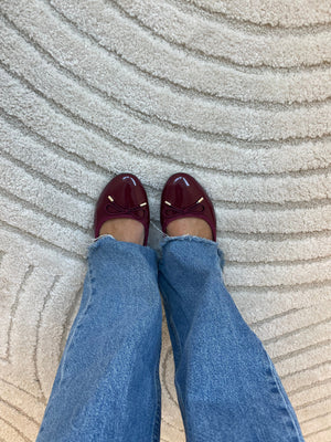 Sarah Ballerina - Burgundy