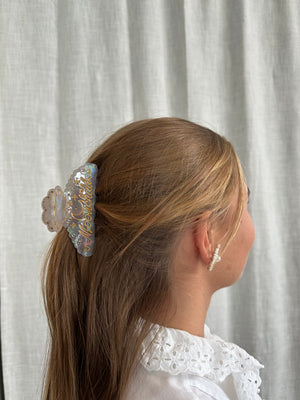 Saga Hair Clip - Green