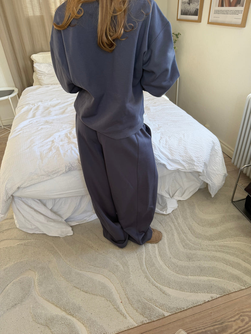 Filine Heavy Sweatpants - Stormy Blue