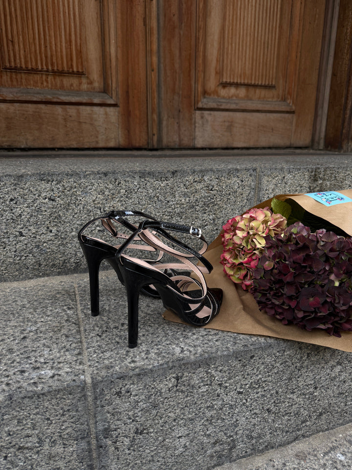 Diana Strap Heels - Black