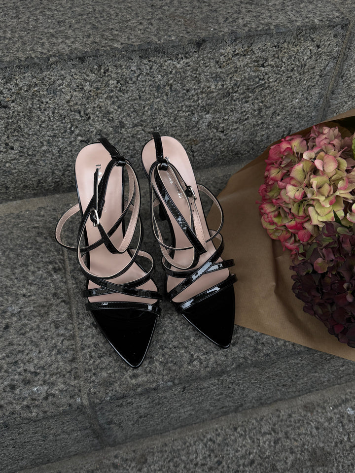 Diana Strap Heels - Black