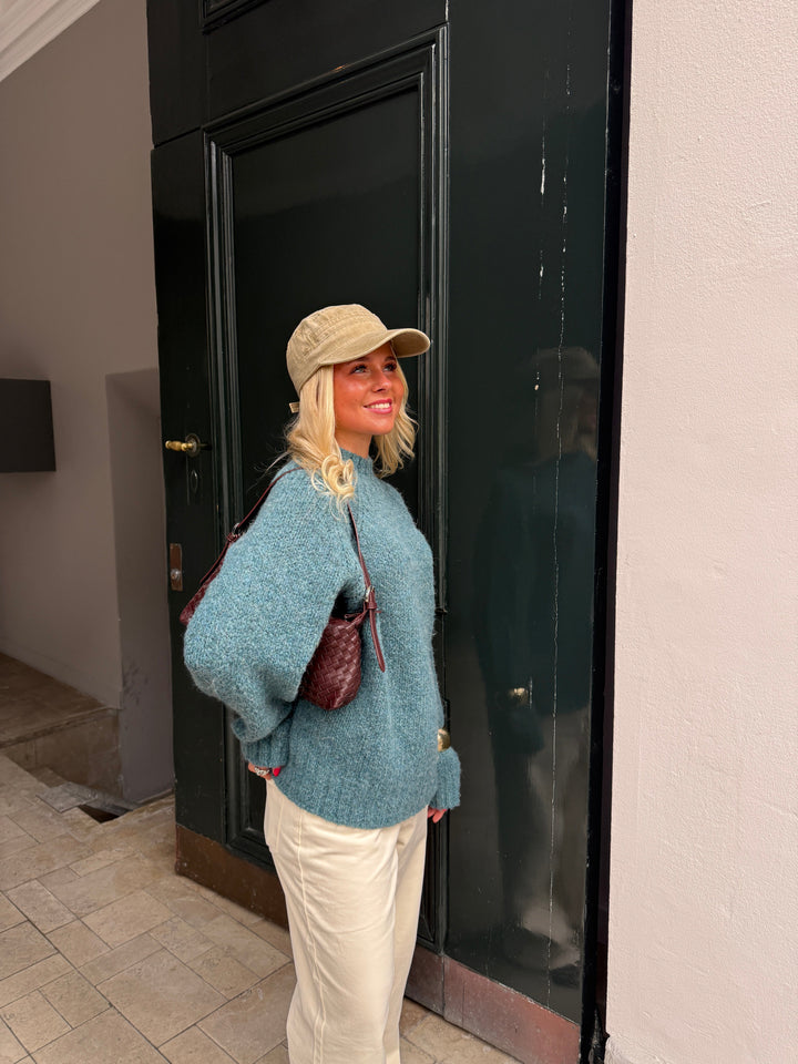 Sonine Raglan Knit - Steel Blue