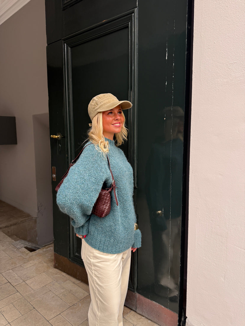 Sonine Raglan Knit - Steel Blue