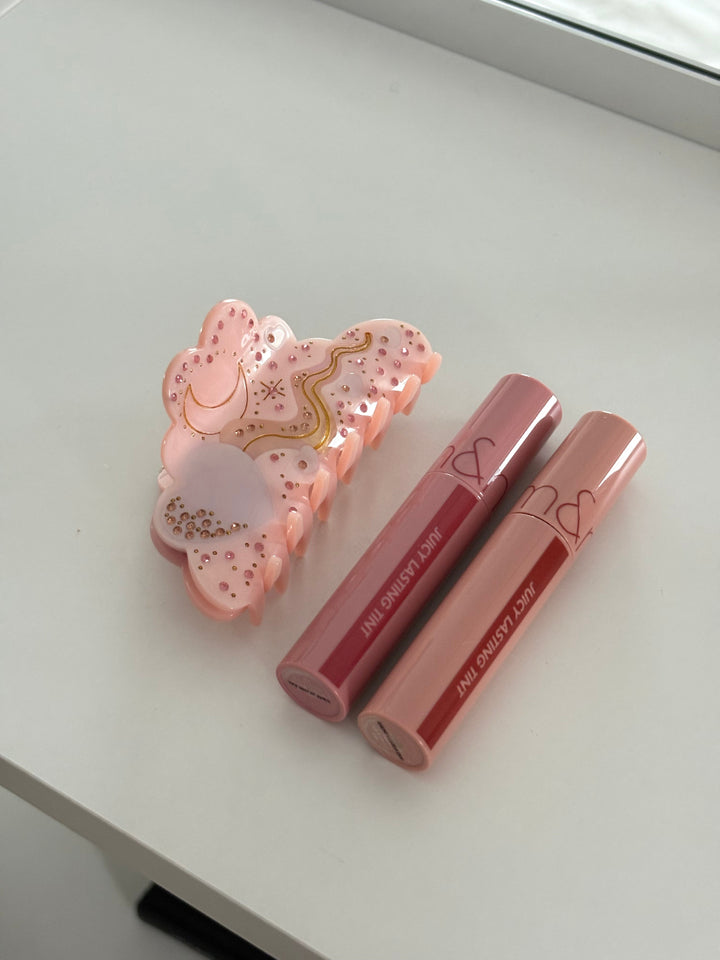 Mille Large Universe Haarclip - Lichtroze