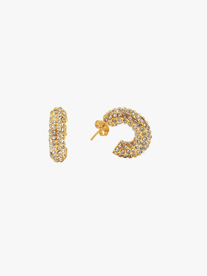 Clio Sparkle Earrings - Gold Plated
