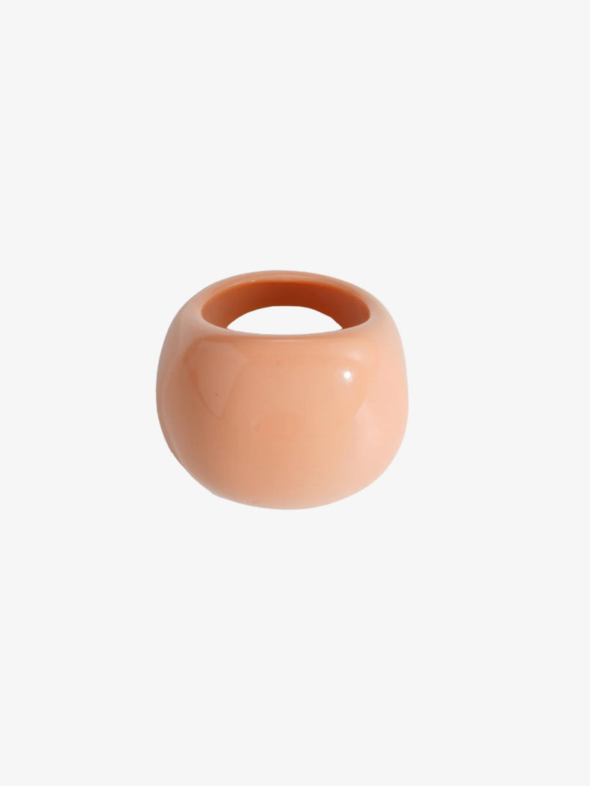 Lisa Square Chunky Ring - Barely Pink