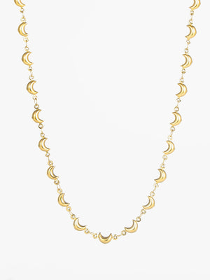 Moon Necklace - Gold Plated