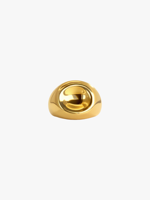 Hazel Chunky Ring - Gold Plated