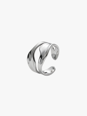 Scarlett Wave Ring - Stainless Steel