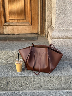 Andrea Strap Bag - Dark Brown