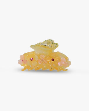 Ellen Flower Hairclip - Yellow