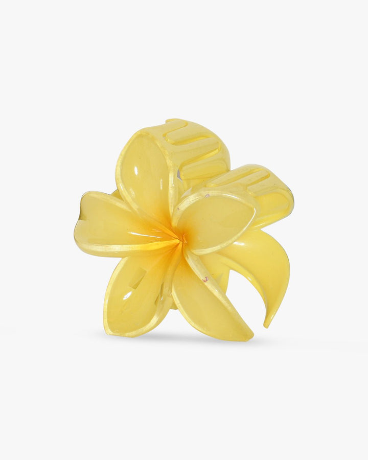 Gry Flower Hairclip - Light Yellow