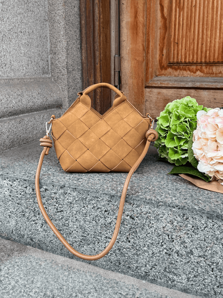 Marly Bag Small - Faux Suede Mocha Brown