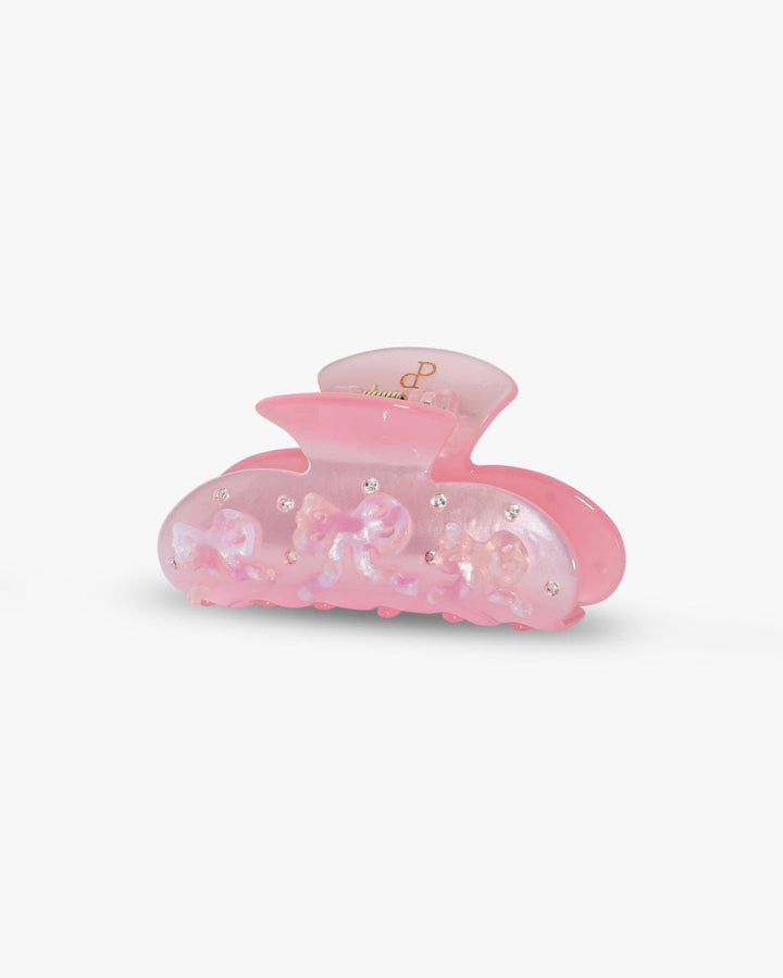 Rosa Bow Hairclip - Light Pink