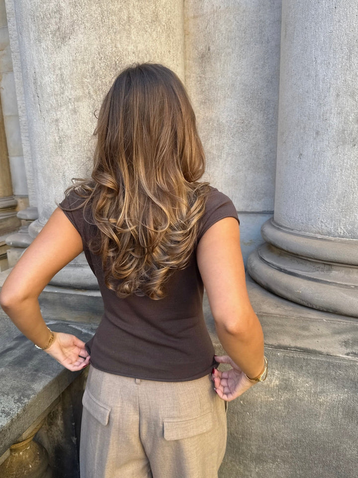 Vivian Knit Top - Licorice